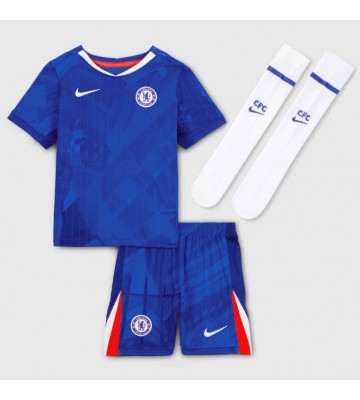 Chelsea Christopher Nkunku #18 Hjemmebanetrøje Børn 2025-26 Kortærmet (+ Korte bukser)